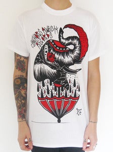 Image of ANCHORS AWEIGH RECORDS " Elephant " t shirt