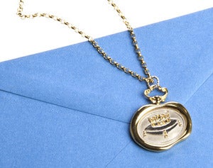 Image of Coronet Wax Seal Necklace