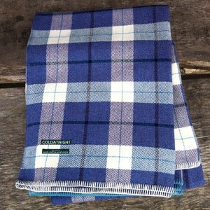 Image of coldatnight plaid blanket in heather