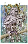 Image of 'The Goat Man' print