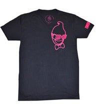 Image of V-NECK $HO$HA OUTLINE - BLACK