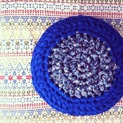 Image of Cojin Flores Azules