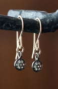Image of Pave Diamond Disc Earrings