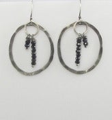 Image of Spinel Oval Bead Hoop