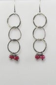 Image of Ruby Trinity Hoop