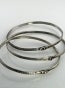 Image of Threes Company Riveted Bangle Set