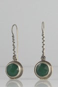 Image of Aventurine Twisted Root Earrings