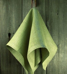 Image of Cabin Series II - Hand Towel - Cabin Road in New Leaf