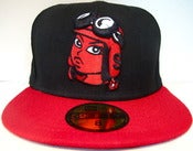 Image of Red fitted
