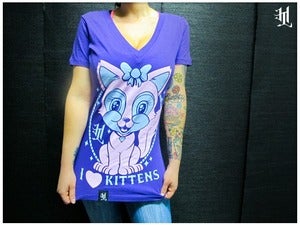 Image of *Girls L Only* HOTLIFE - "Kitten" Ladies Vneck