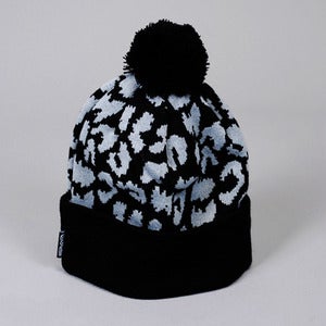 Image of Gato Jacquarded Knit Beanie (Black)
