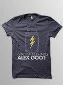 Image of "I Can't Catch Lightning" T-Shirt (Charcoal Blue)