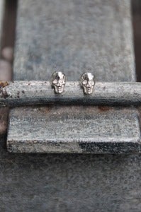 Image of Spirit Fine Skull Earrings
