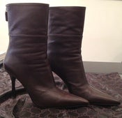 Image of GUCCI Brown Pointy ankle boots UNWORN SZ 9