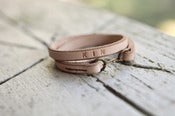 Image of KIN leather wrap bracelet