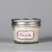 Image of 24 (20h) wedding favour (bonbonniere) candles with customised label