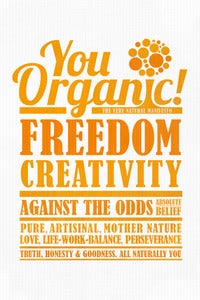 Image of YouOrganic Manifesto Postcard