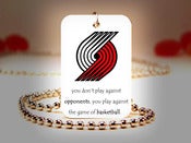Image of  Portland Trail Blazers NBA Necklace