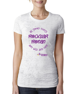 Image of Rockstar Ronan Burnout Ladies T-shirt