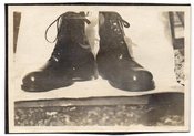 Image of A PAIR OF SPIFFY BOOTS VINTAGE SNAPSHOT PHOTO 
