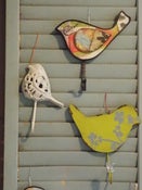 Image of Distressed Metal Bird Hook