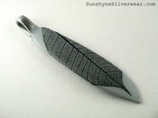 Image of Leaf Skeleton Spreading Knife Pendant