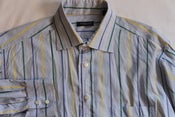 Image of Burberry Multi-Striped Shirt, size 15 1/2