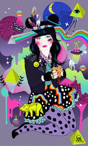 Image of I run on feelings - Ltd edition print 