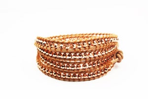 Image of ANTIQUE Leather Wrap Bracelet