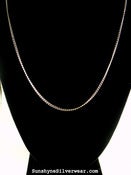 Image of Add on: 24 or 18 inch silver plated chain