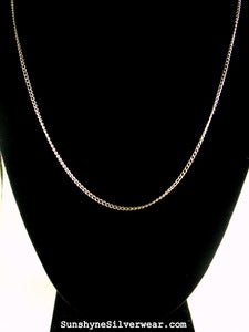 Image of Add on: 24 or 18 inch silver plated chain