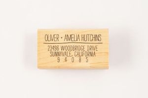 Image of CUSTOM SCRIBBLE ADDRESS STAMP
