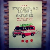 Image of Arteries/Static Radio NJ/Luther East Coast tour poster