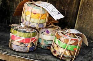 Image of Hand-Rolled Paper Coaster Set