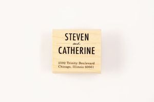Image of CUSTOM SIMPLE ADDRESS STAMP