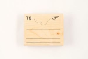 Image of PLEASE DELIVER TO AIRPLANE STAMP