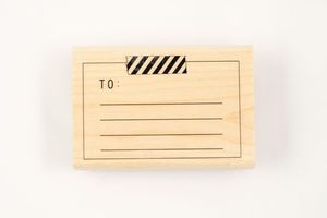 Image of PLEASE DELIVER TO TAPE STAMP