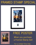 Image of Father's Day Special: Framed Stamp Set + FREE Poster