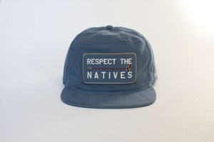 Image of RESPECT THE NATIVES Snap Back - Blue