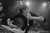 Image of Mitch Lucker - black and white - Legacy Metallic Print.