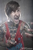 Image of Mitch Lucker - Anger - Legacy Metallic Print.