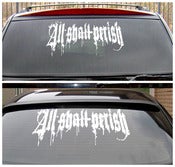 Image of ALL SHALL PERISH - Massive 17" x 8" Vinyl Decal