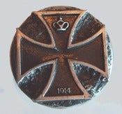 Image of Iron Cross Sissy Bar Emblem