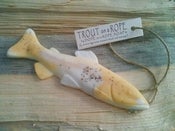 Image of Trout Soap on a Rope - Lemongrass
