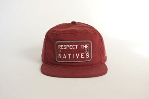 Image of RESPECT THE NATIVES Snap Back - Brick
