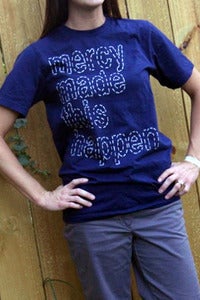 Image of SALE: Unisex "Mercy Made This Happen" TShirts by Freeset