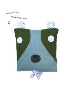 Image of Mathurin le chien/kit coussin doudou