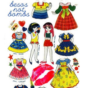 Image of japanese girls rule!!! paper dolls bookbag