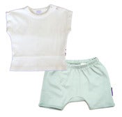 Image of Lily-White T-Shirt & int-Ash Shorts