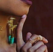 "Love" "Life" "War" & "Dream" Brace-Rings